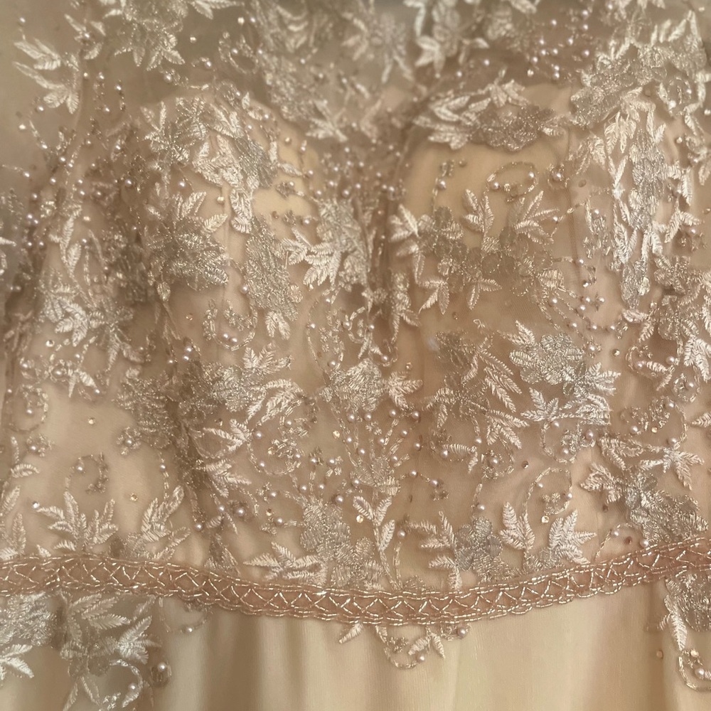 Gorgeous champagne mother-of-the-bride dress - Picture 4 of 7
